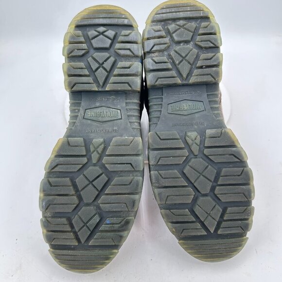 Wolverine Men Size 11.5EW W10784 Brown Leather Waterproof Ankle Work Safety Boot - Picture 8 of 11